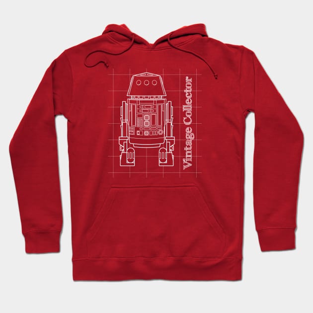 "Blueprint" R5 Droid action figure T-Shirt Hoodie by LeftCoast Graphics